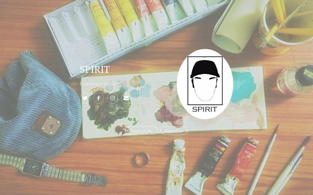 Carrd profile picture for @spirit